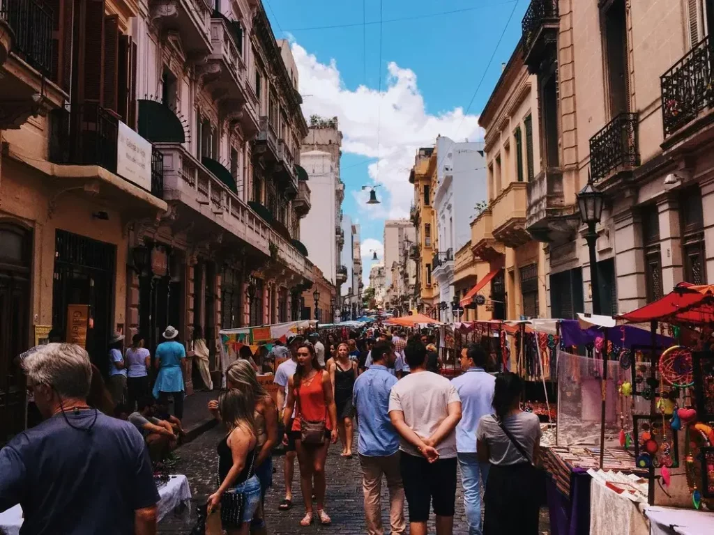 Road Market People
